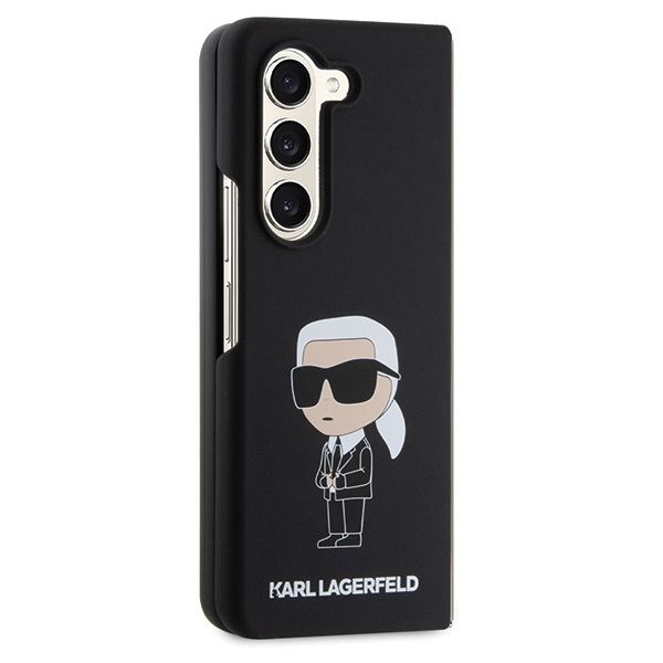 Etui Karl Lagerfeld Klhczfd5Snikbck Z Fold5 Hardcase  Silicone Ikonik