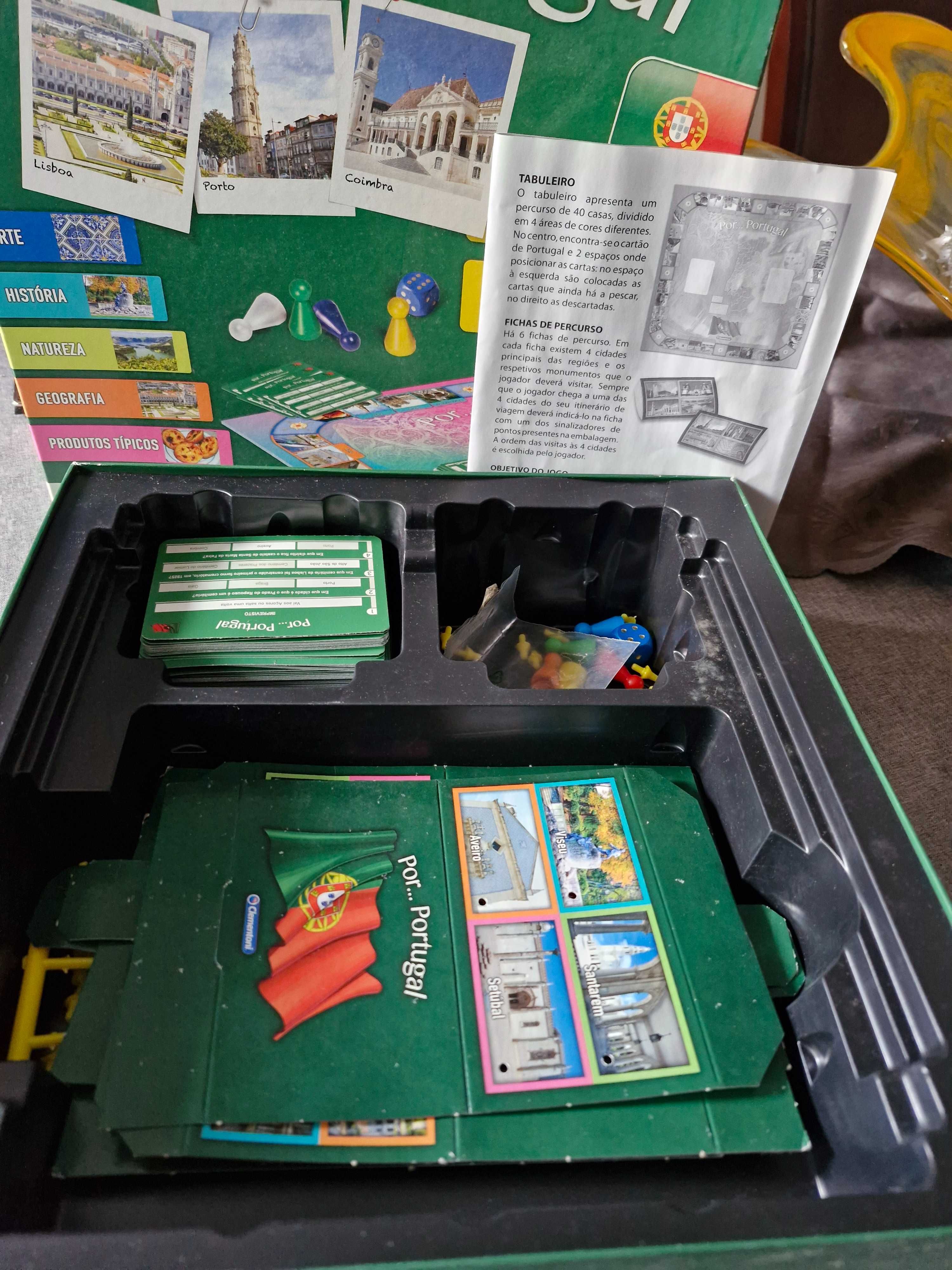 Jogo tabuleiro "Por Portugal"