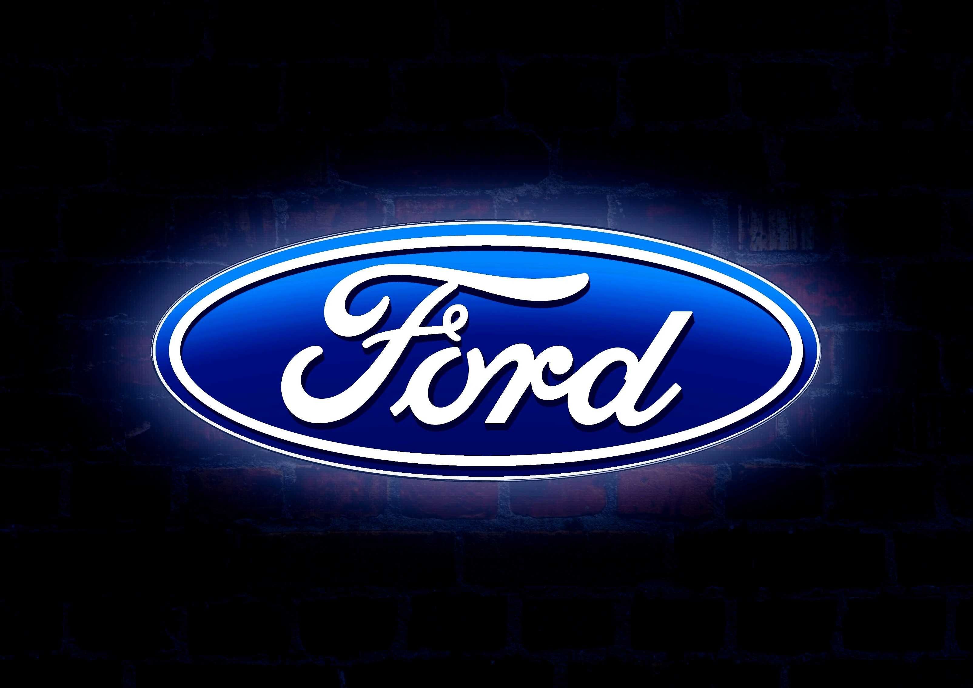 Podświetlane Logo FORD, Reklama 3D, Kaseton, Ledon, Szyld, Prezent