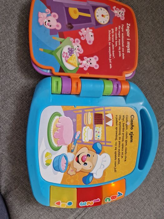 Książka z wierszykami Fisher Price