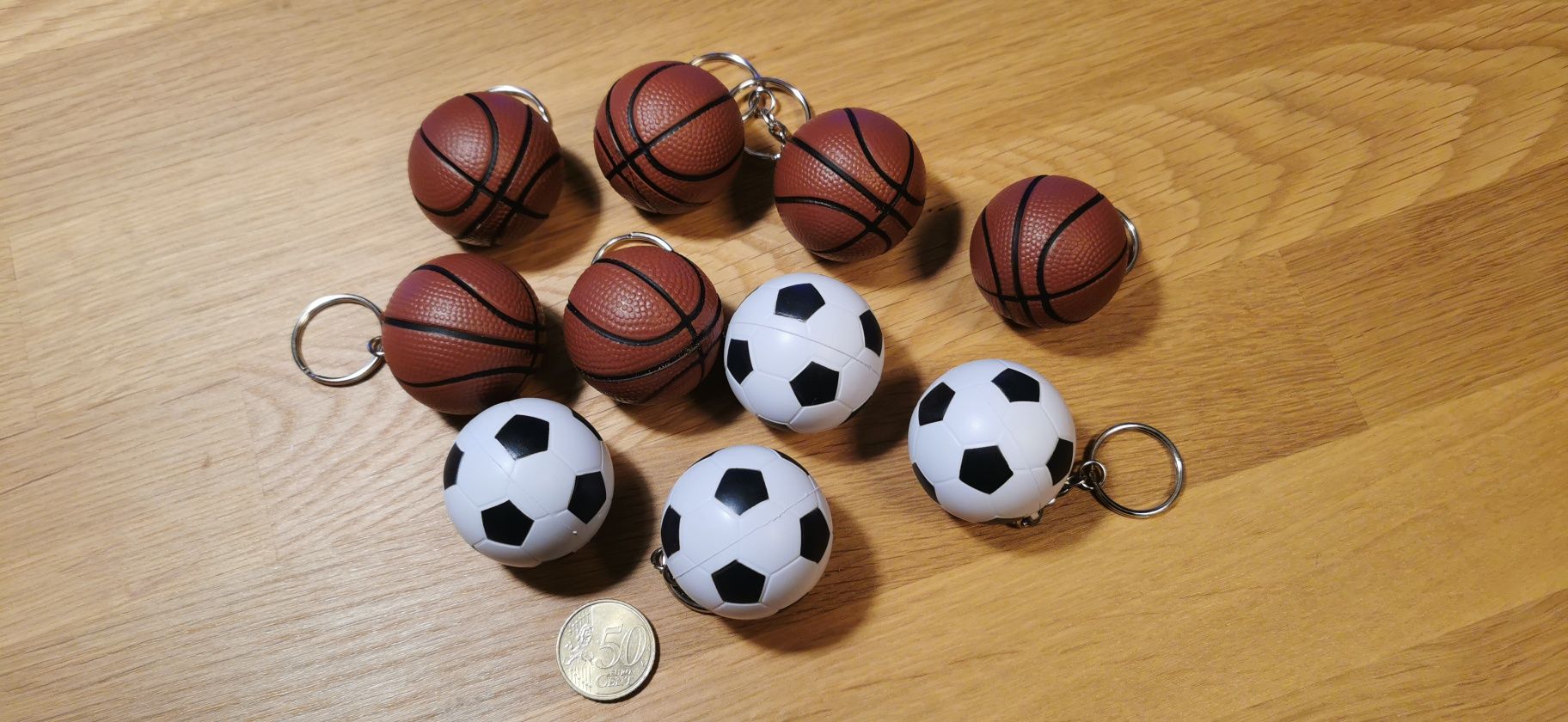 Porta chaves bola futebol ou basquete