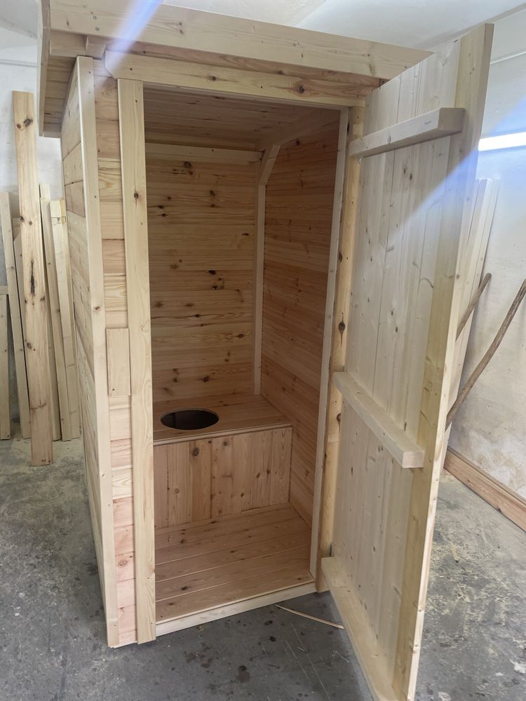 Wc drewniane toleta wychodek latryna