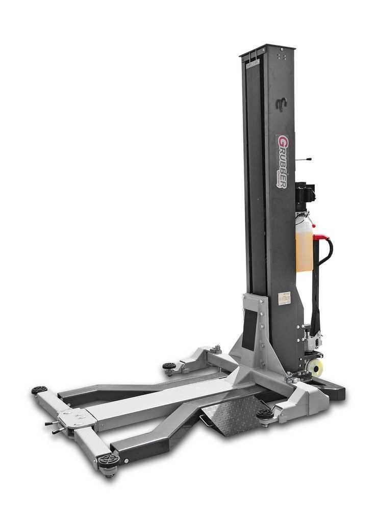 PODNOŚNIK Jednokolumnowy MOBILNY elektrohydrauliczny 1.25 PRO GRUBBER