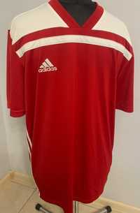 Adidas czerwona sportowa koszulka T- Shirt męska Climalite XL jak nowa