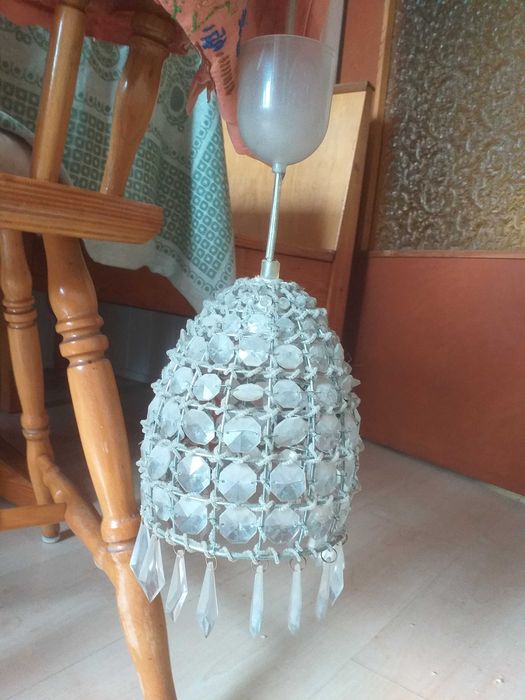 2 piekne lampy z koralikami