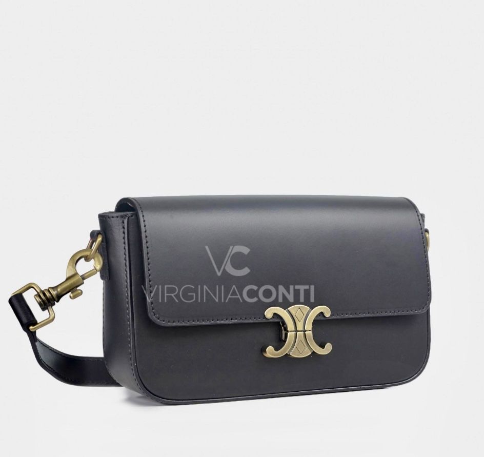Virginia conti сумка крос боді шкіояна Італійська сумка через плече
