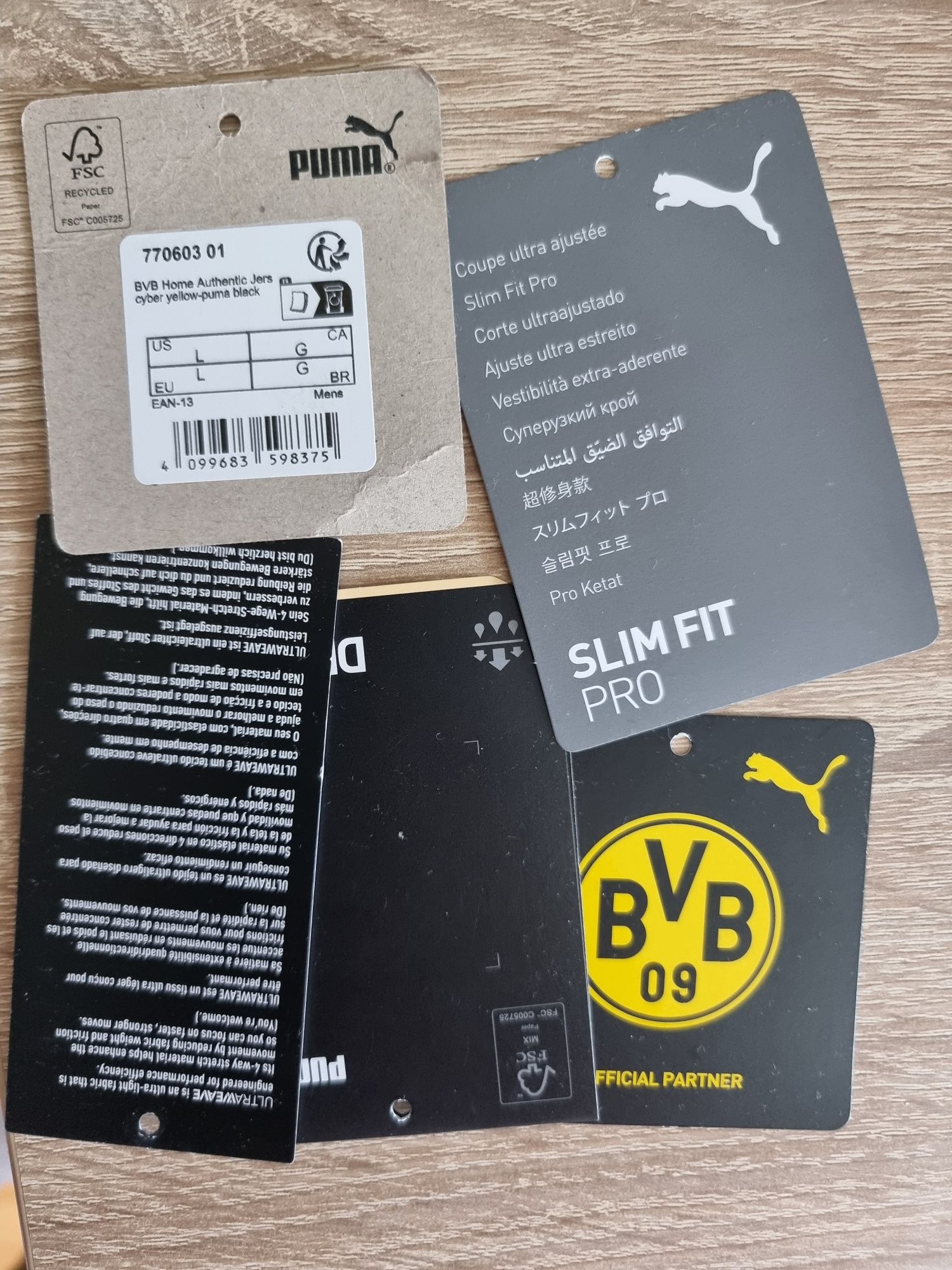 Koszulka piłkarska sportowa Borussia Dortmund BVB Player Issue Puma