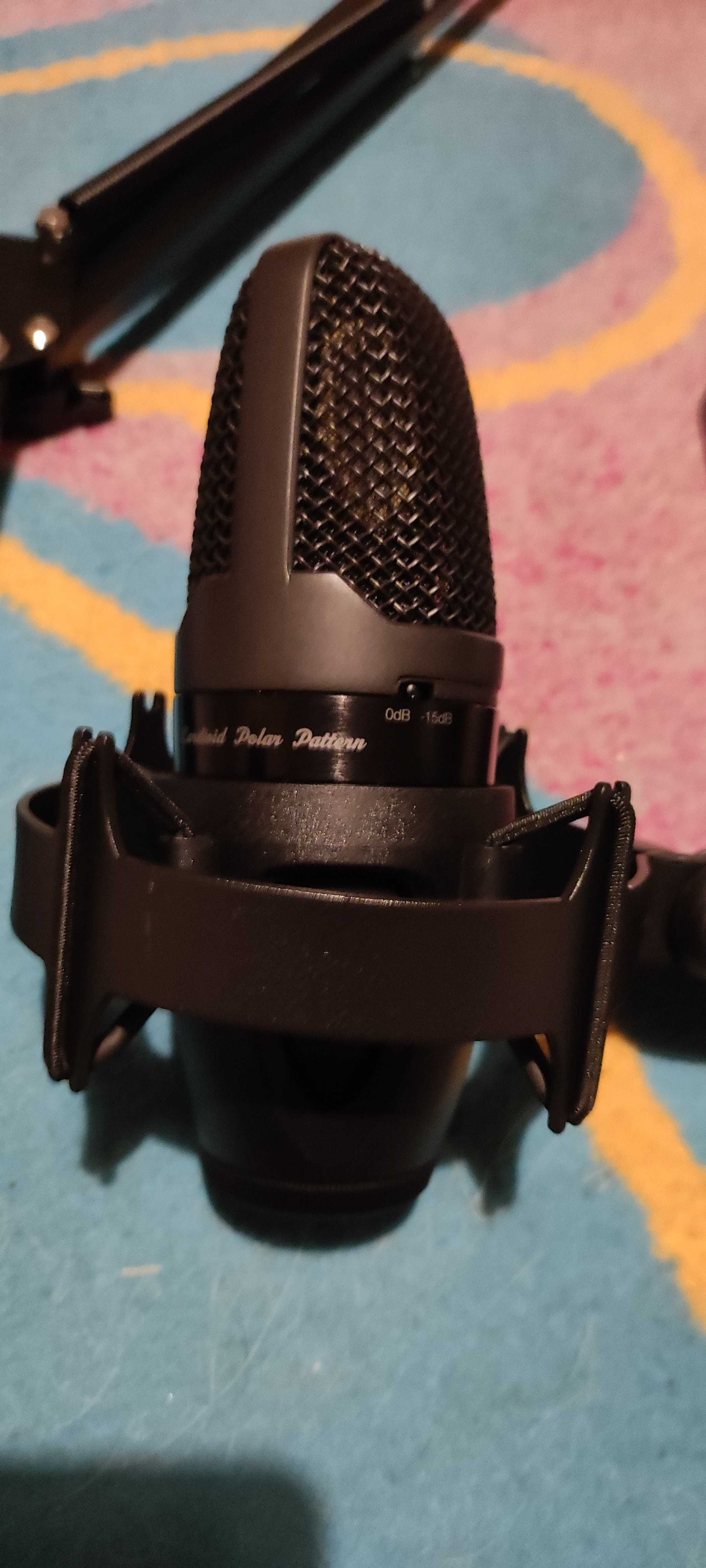 mikrofon SHURE PGA27 zestaw + filtr+ kabel+ ramie