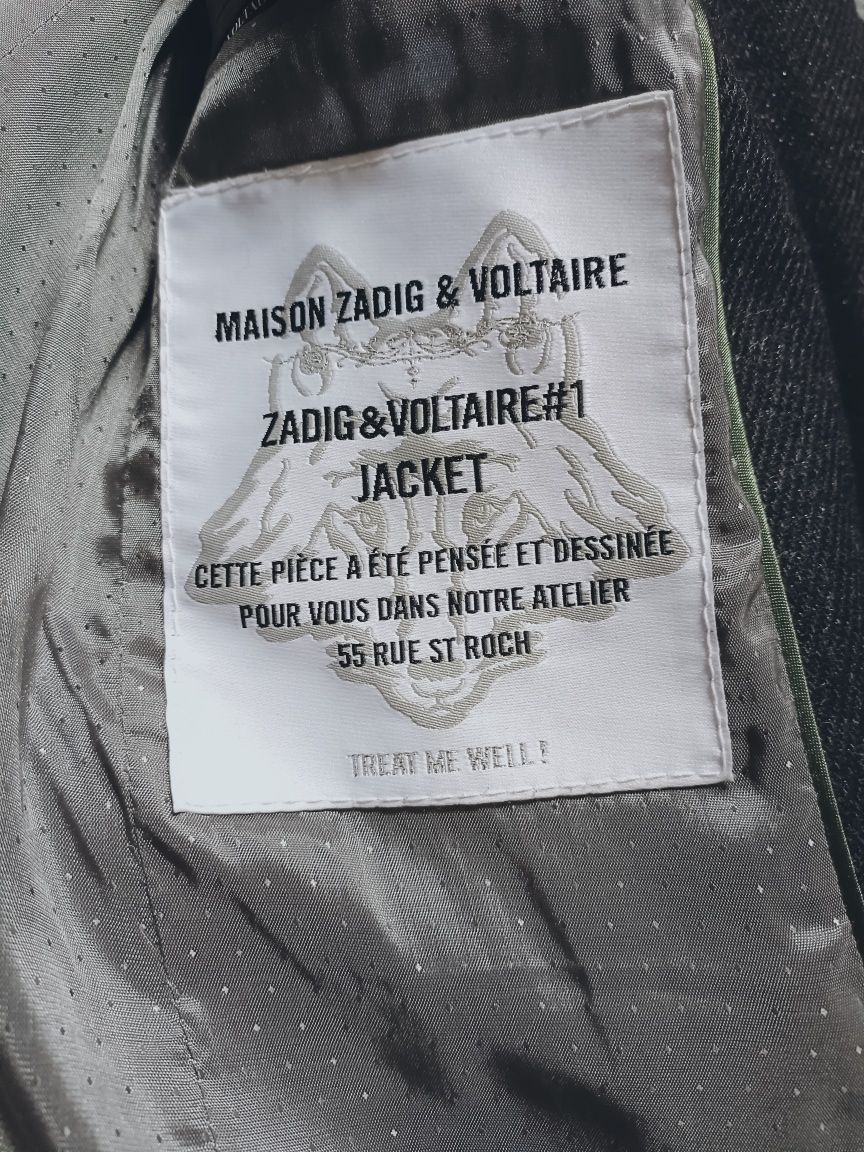 Marynarka Zadig & Voltaire z wełną/Roz XS/S