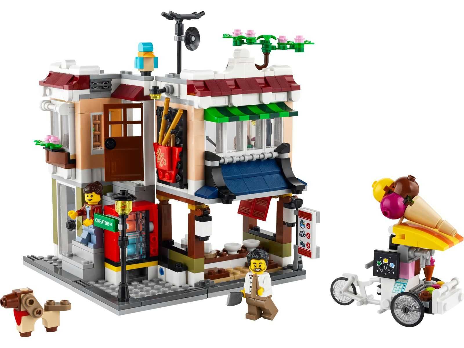 LEGO 31131 Creator 3w1 - Sklep z kluskami w śródmieściu