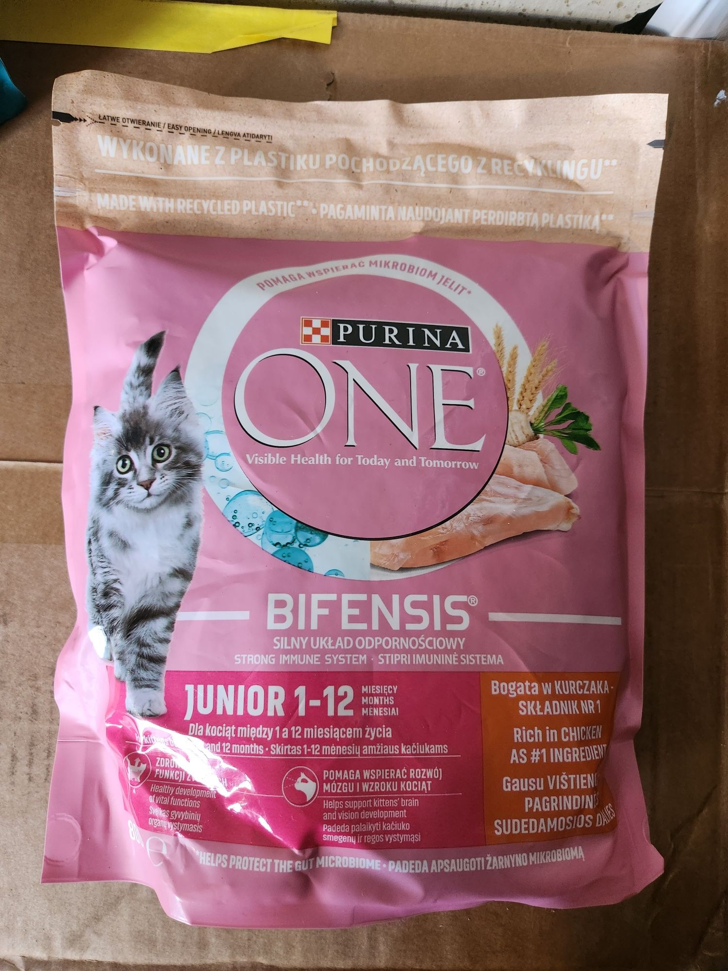 Сухий котячий корм Purina ONE 800 грам