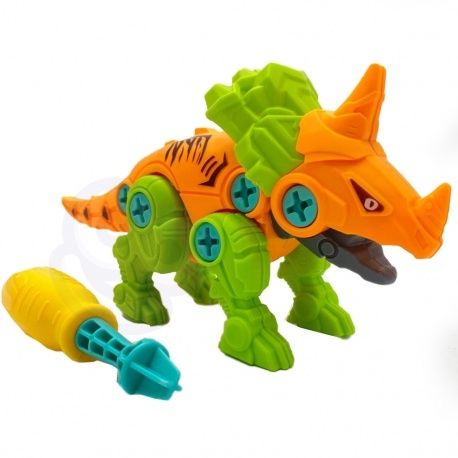 WOOPIE Zestaw Dinozaury do Skręcania 4 szt. Zestaw Konstrukcyjny w Pud
