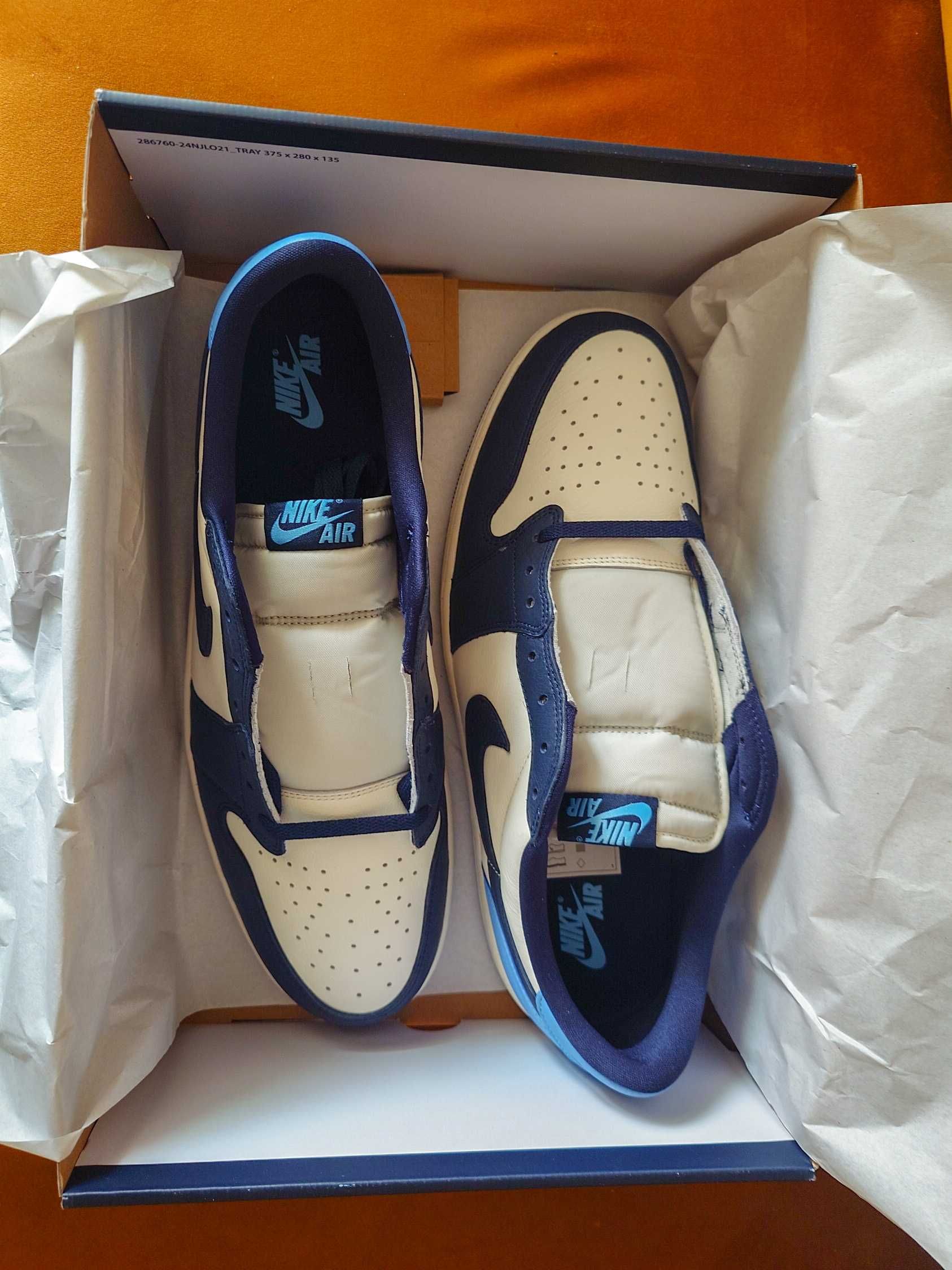 Air Jordan 1 Retro Low OG Rozmiar 51,5 Wkładka 35 cm