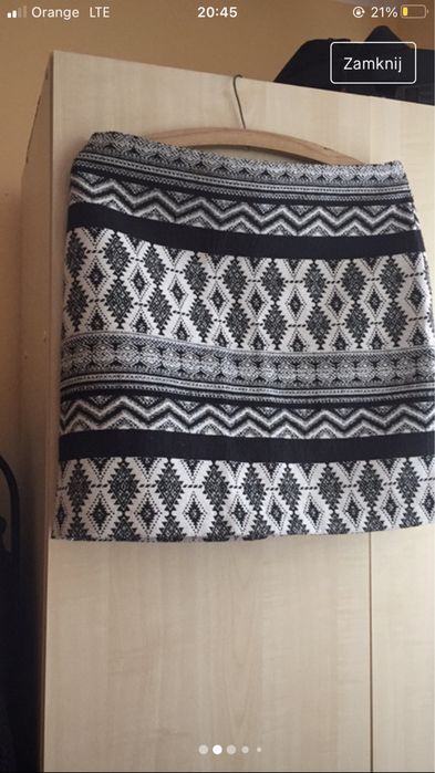 Mini spodniczka we wzory azteckie