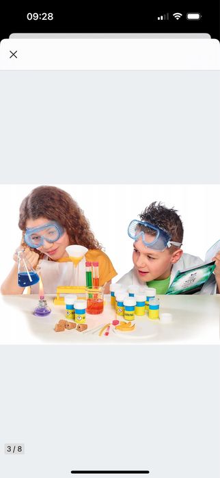 Mały chemik 100 eksperymentów! Labolatorium dla dzieci 10+ gratisy!