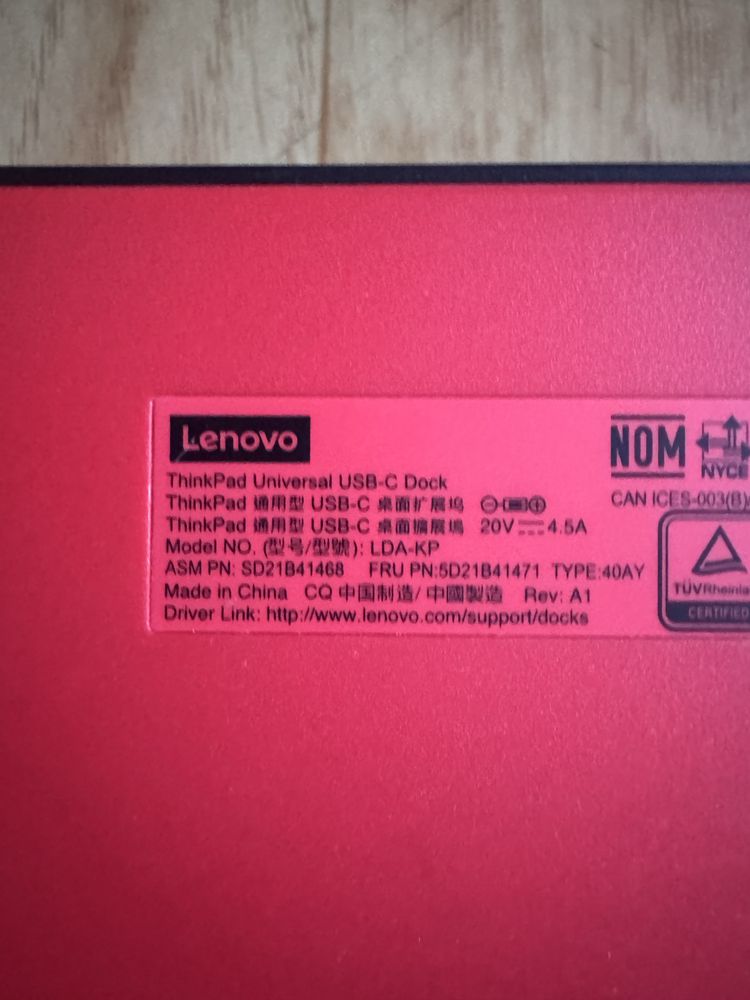 Stacja dokująca LENOVO ThinkPad Universal USB-C 90W