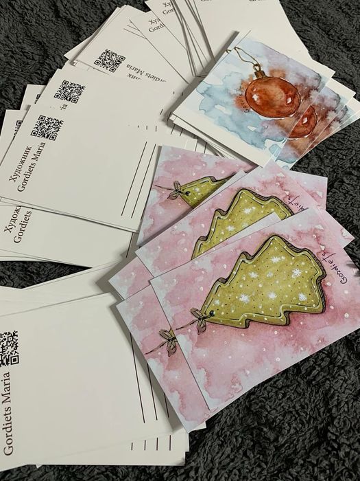 Листівки зимові (знижена ціна)