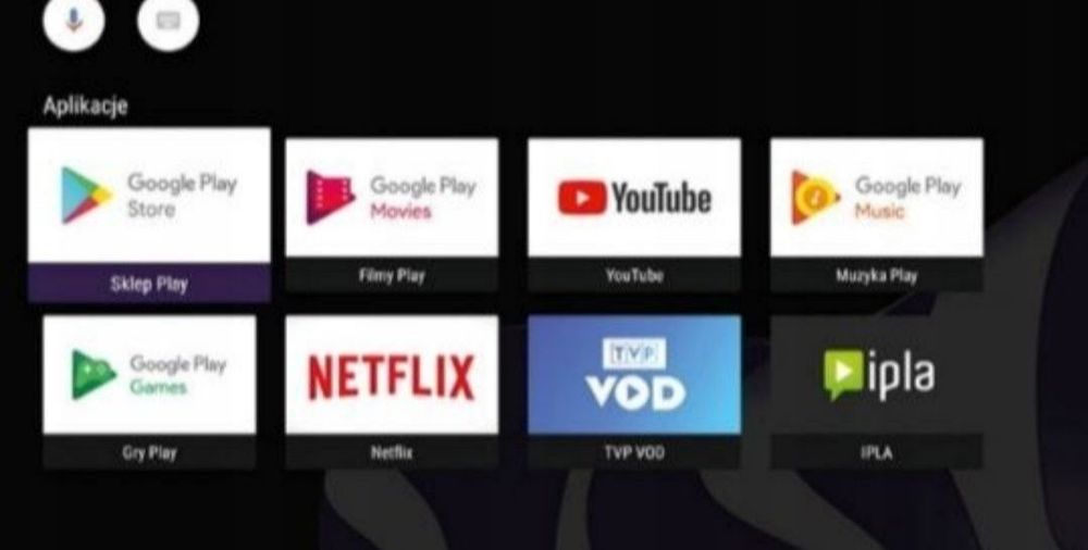 Dekoder Smart TV Play BOX Android Netflix GRY IPTV YouTube HBO Disney+