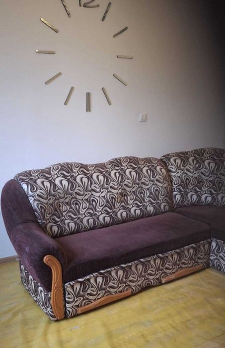 Zadbany narożnik z funkcją spania