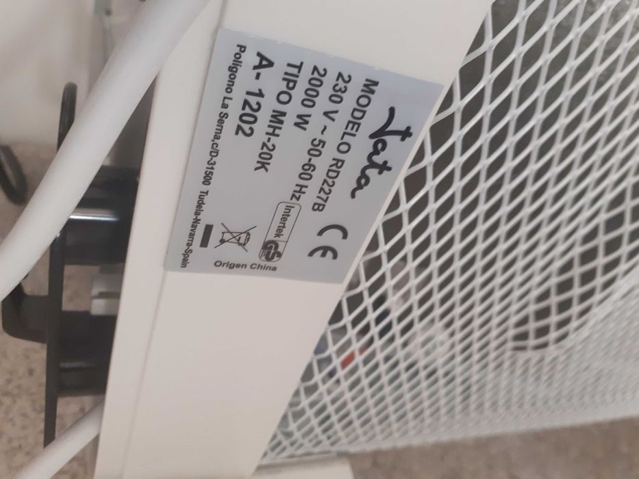 1 Desumidificador + 3 Aquecedores