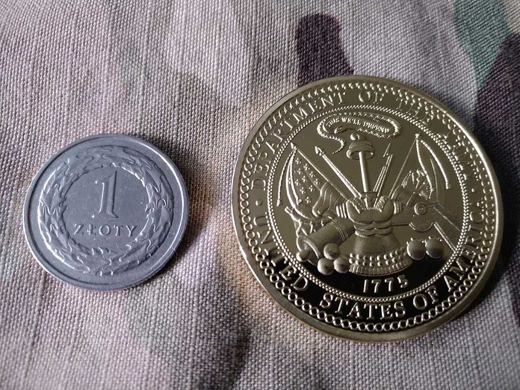 Challenge Coin 1 Infantry Division Wielka Czerwona Jedynka