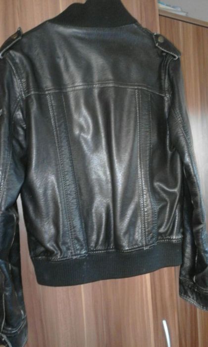 Kurtka damska ramoneska eko skóra roz S