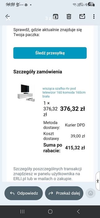 Sprzedam szafkę RTV podwieszaną