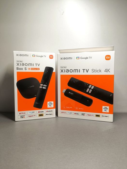 Приставка Xiaomi TV Box S 3gen,Stick 4k 2nd Gen