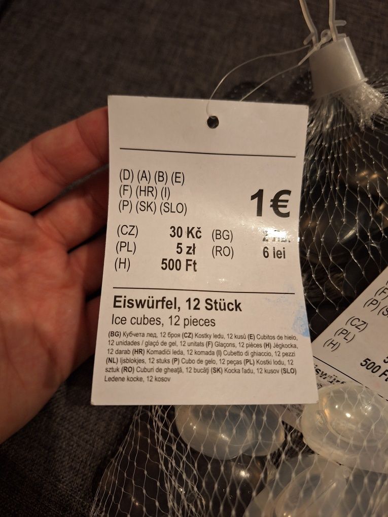 Kostki wielorazowe do lodu 6 opakowań 84 sztuki