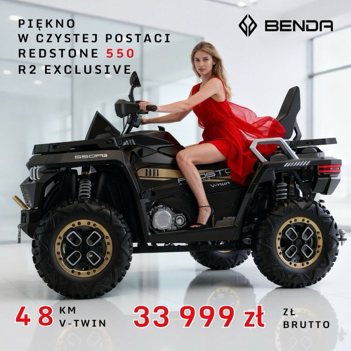 Benda Redstone 550 R2 Exlusive White Pearl