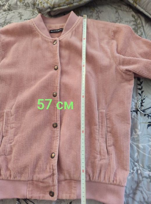 Куртка Brandy Melville, женский вельветовый хлопковый бомбер