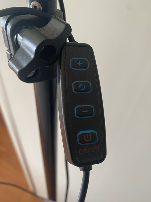 Anel de Luz + Tripé (max. altura 1,50m)