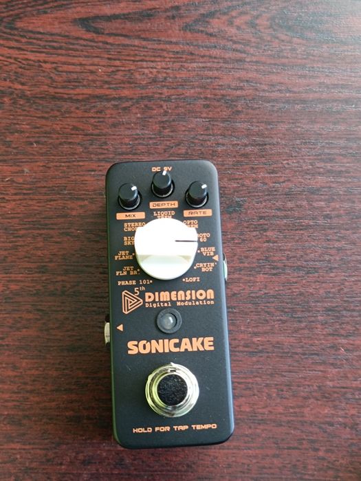 Sonicake 5th Dimension | гітарна педаль, 11 ефектів модуляції, Tap Tmp