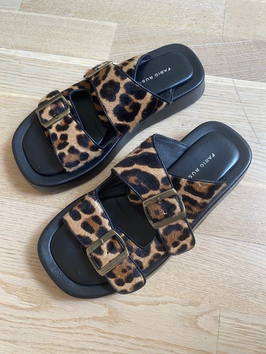 Шльопанці шкіряні Fabio Rusconi