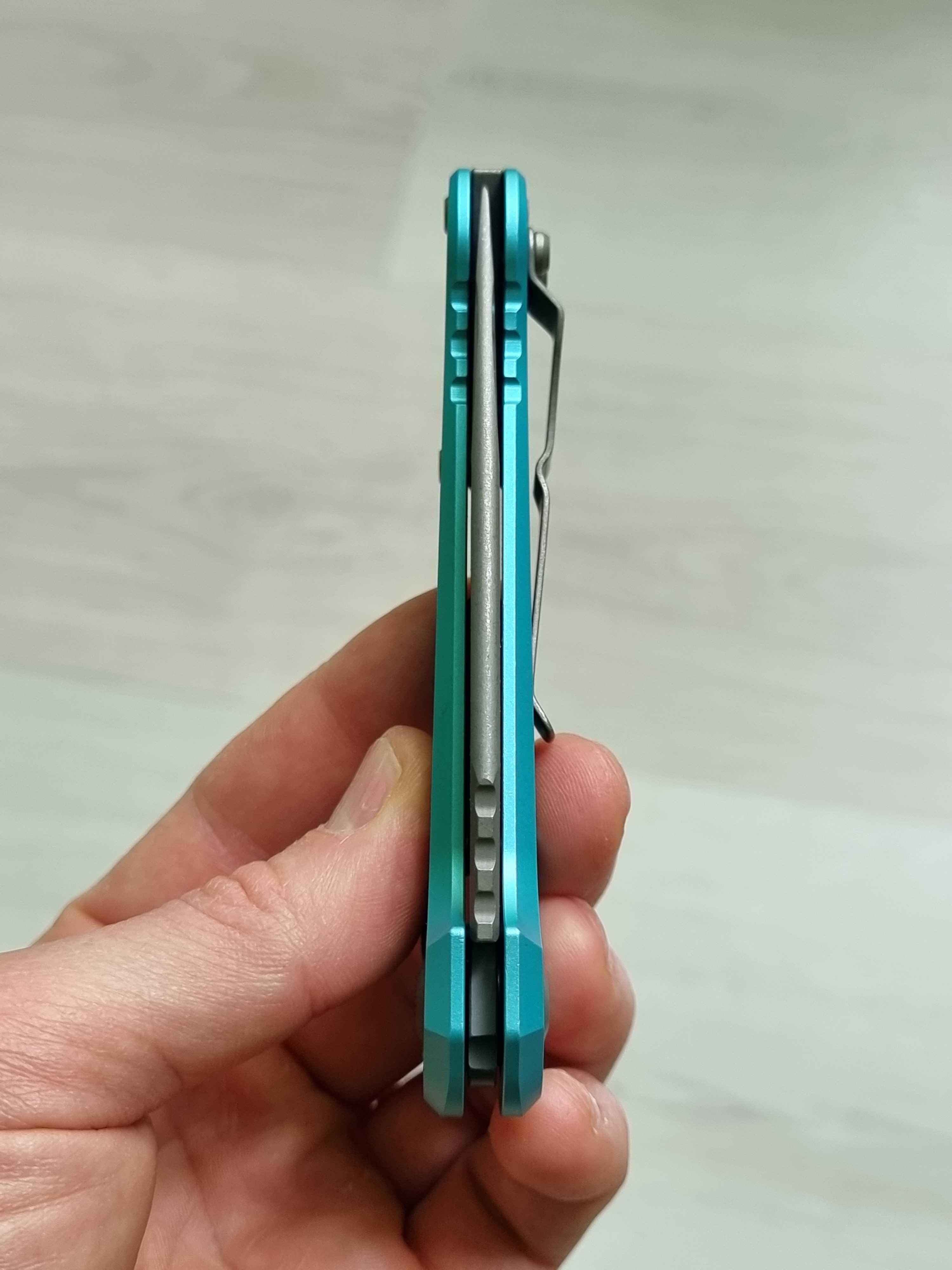 Microtech Knives LUDT Gen III Apocalyptic M390MK Turquoise Handle