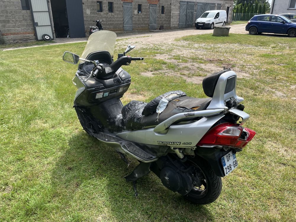 Suzuki Burgman 400 k4 k6 03- czasza silnik lagi osłony owiewki kokpit
