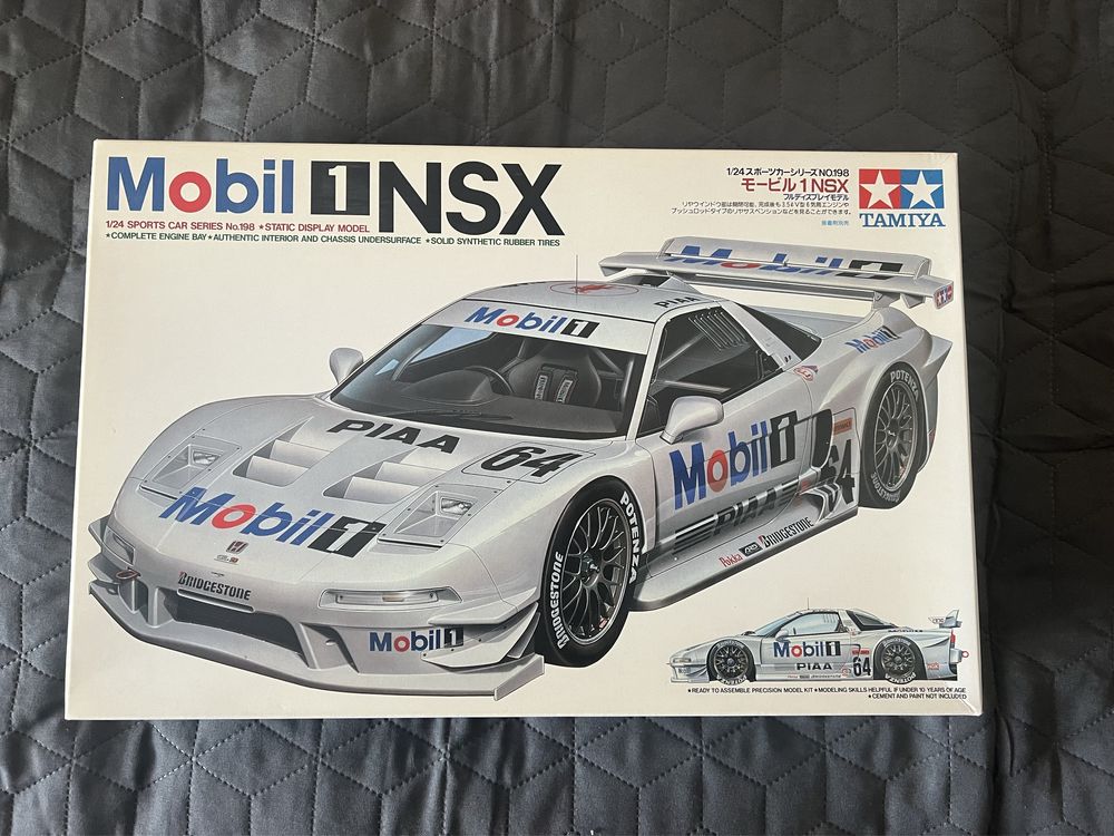 NEW!! Сборная модель Honda NSX 1:24 Tamiya Mobil1 раритет