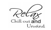 Naklejka dekoracyjna na ściane Relax and Chill Out