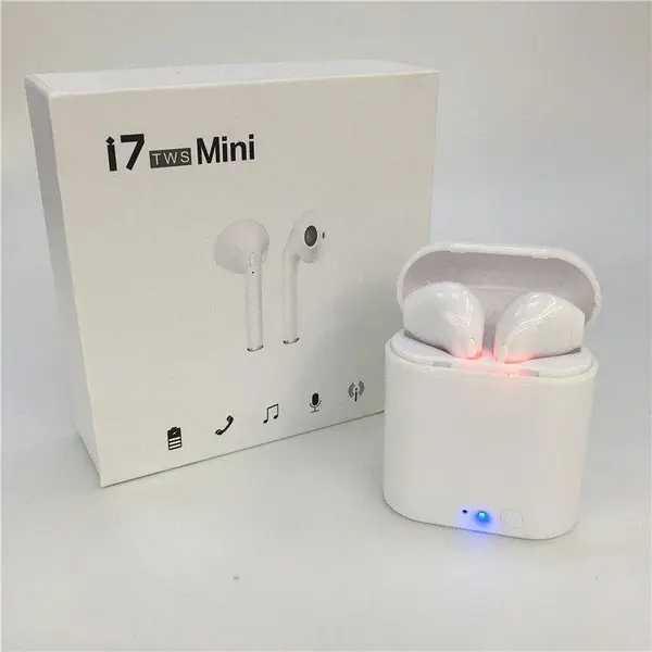 Бездротові навушники TWS i7 mini Bluetooth із кейсом білі