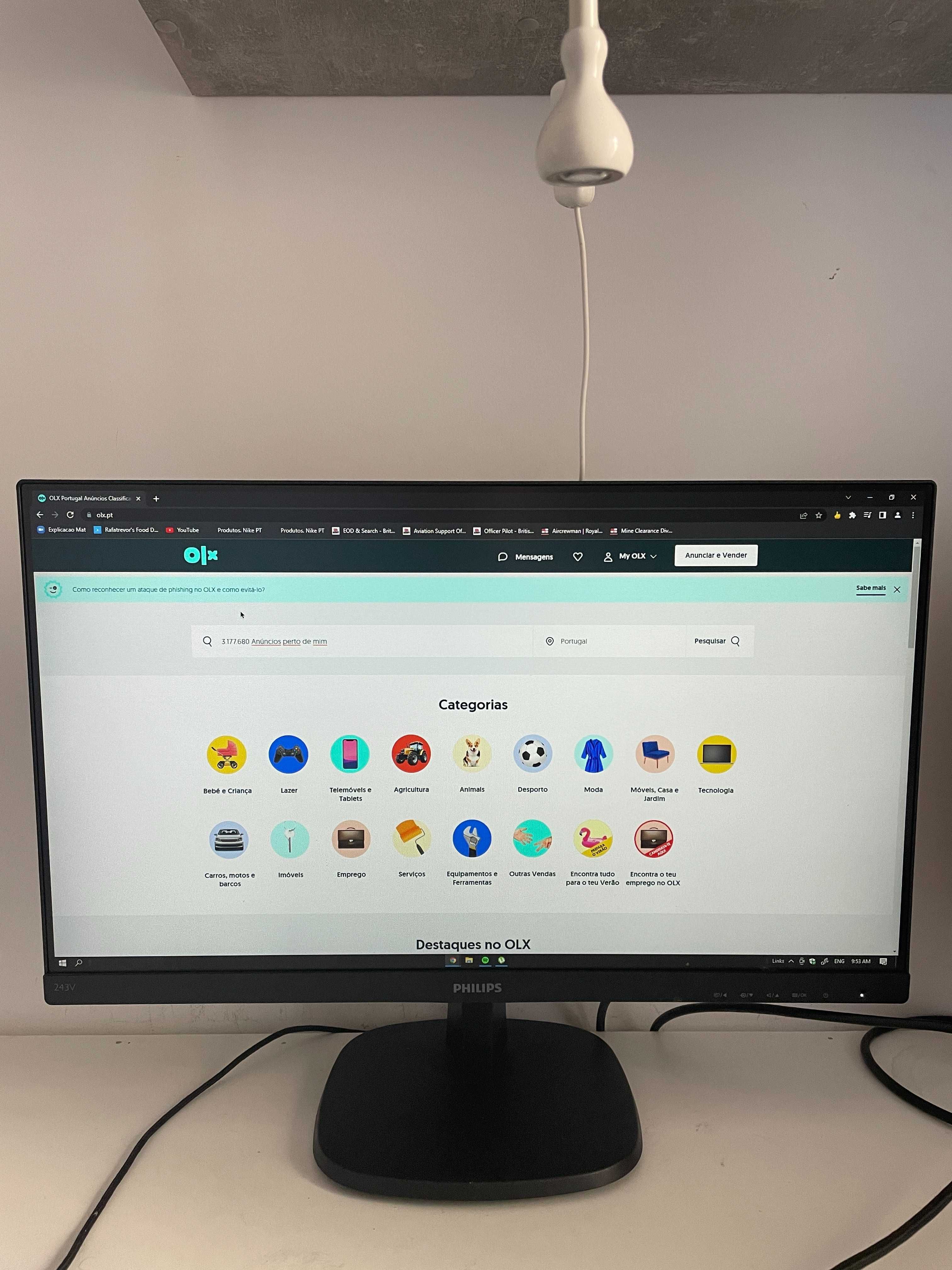 Monitor PHILIPS 24'' Full HD 75 Hz