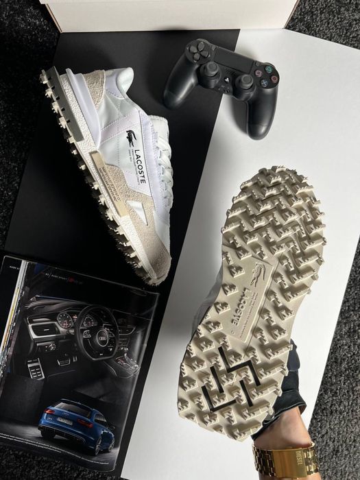 Чоловічі кросівки лакоста Lacoste Elite Active PRM White Beige [41-45]