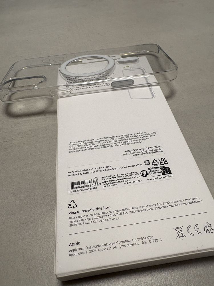 ORYGINAŁ Apple Przezroczyste etui z MagSafe do iPhone’a 16 Plus
