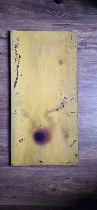 Tablica emaliowana PRL informacyjna