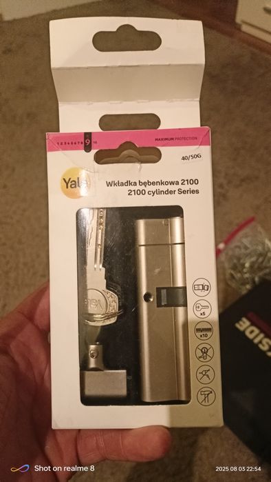Yalle wkładka do zamka Profesjonał z certyfikatem nowa 5kluczy