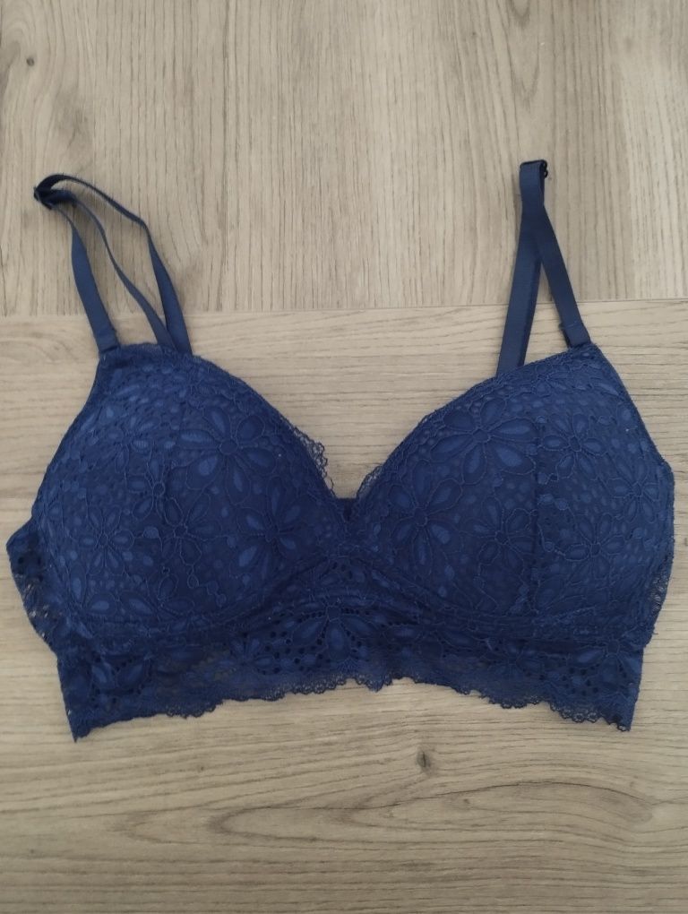 Soutien/Bralette azul - tam S/32B/34B