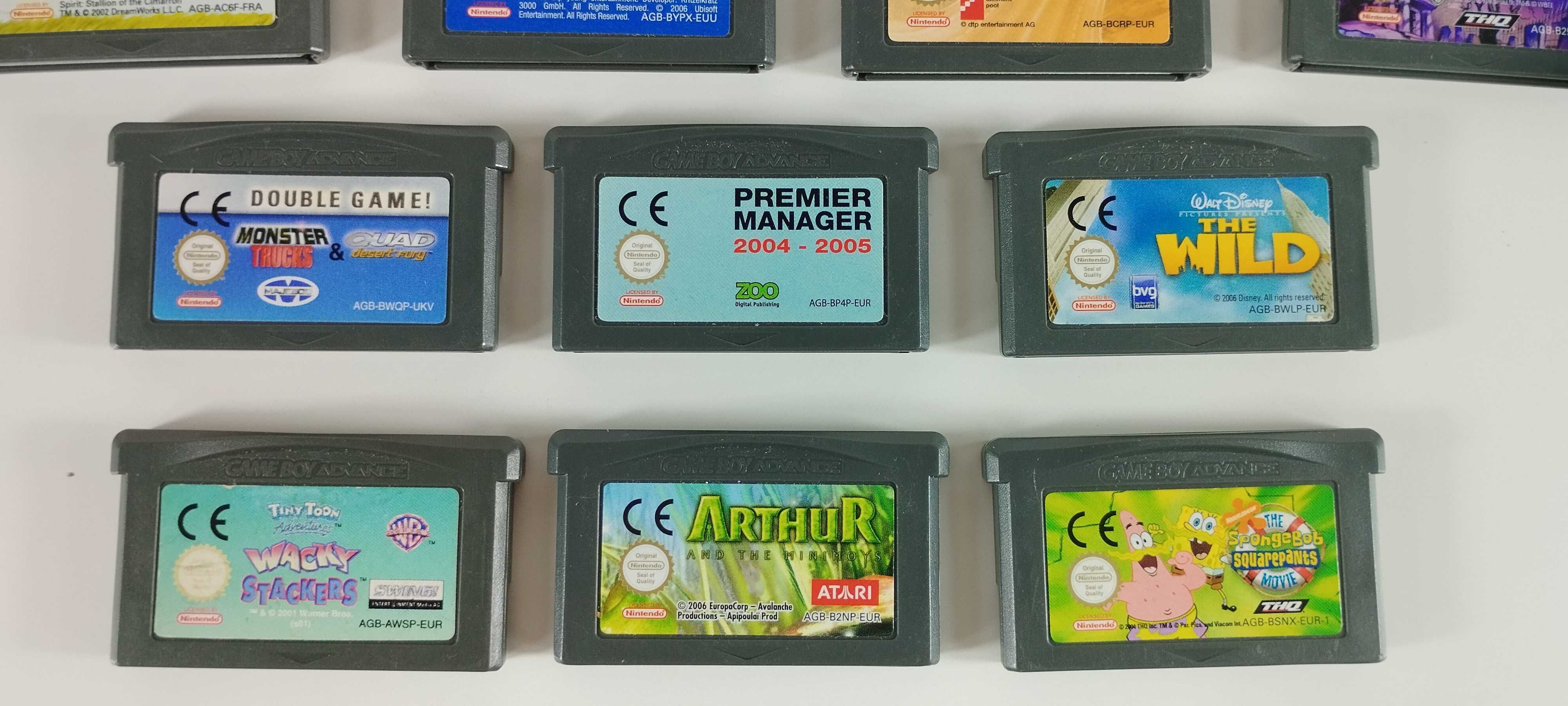 Lote 14 Jogos Gameboy Advance GBA