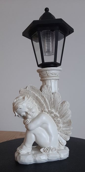 Lampa solarna z aniolkiem śpiącym