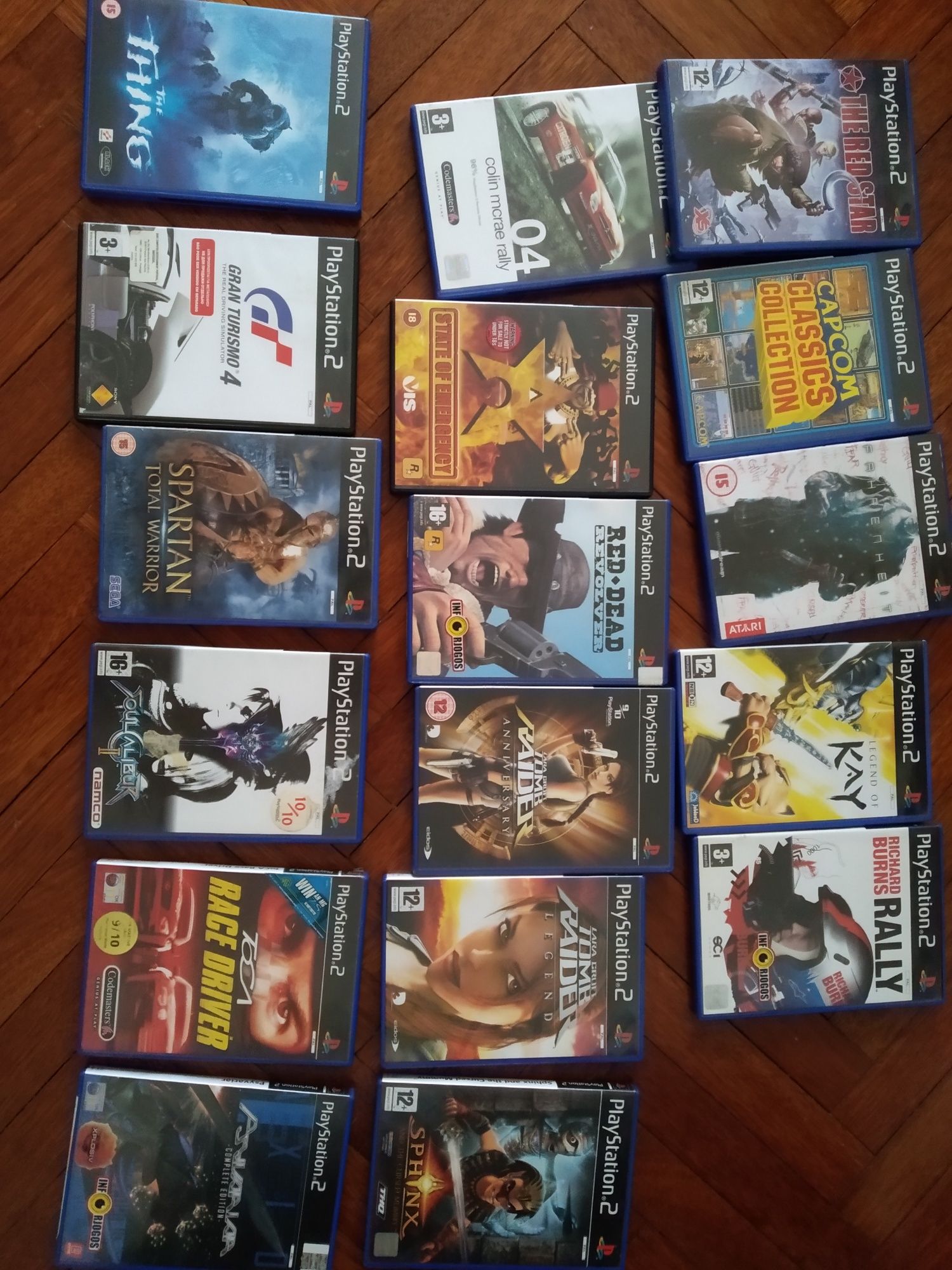 Variados jogos PS2 (alguns raros) desde 5 euros