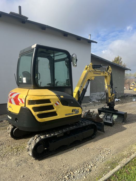 Minikoparka koparka Yanmar sv26  jcb kubota 3 lyzki