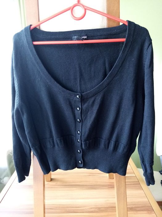 Bolerko czarne  h&m L